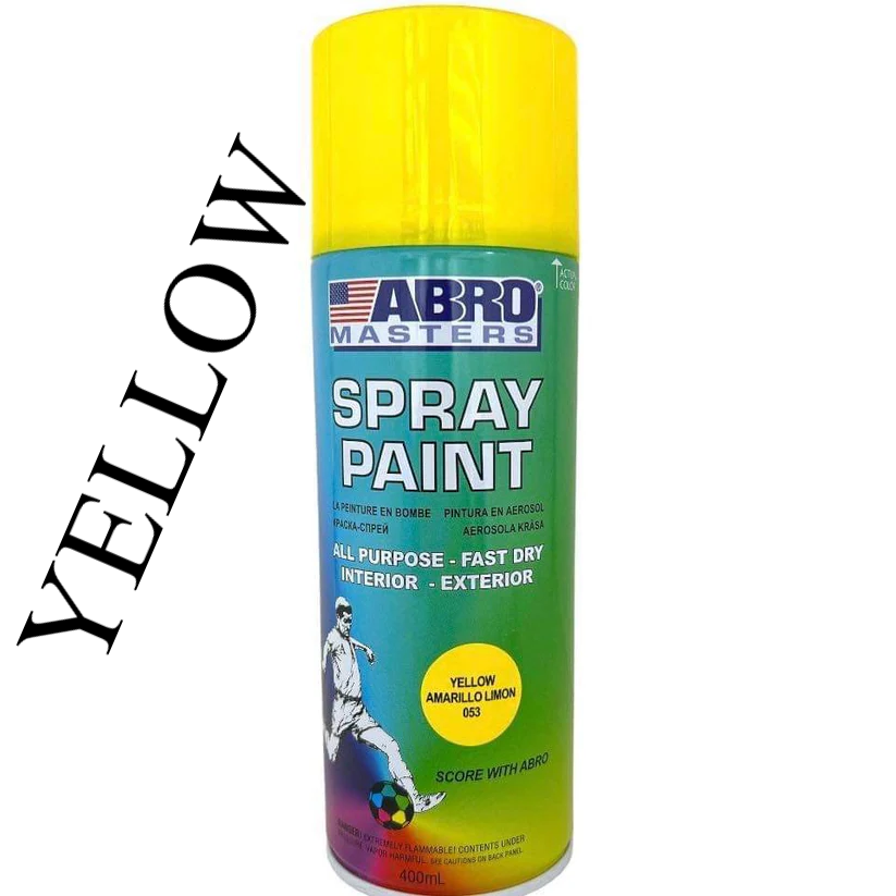  ABRO SPRAY YELLOW PAINT - USA 