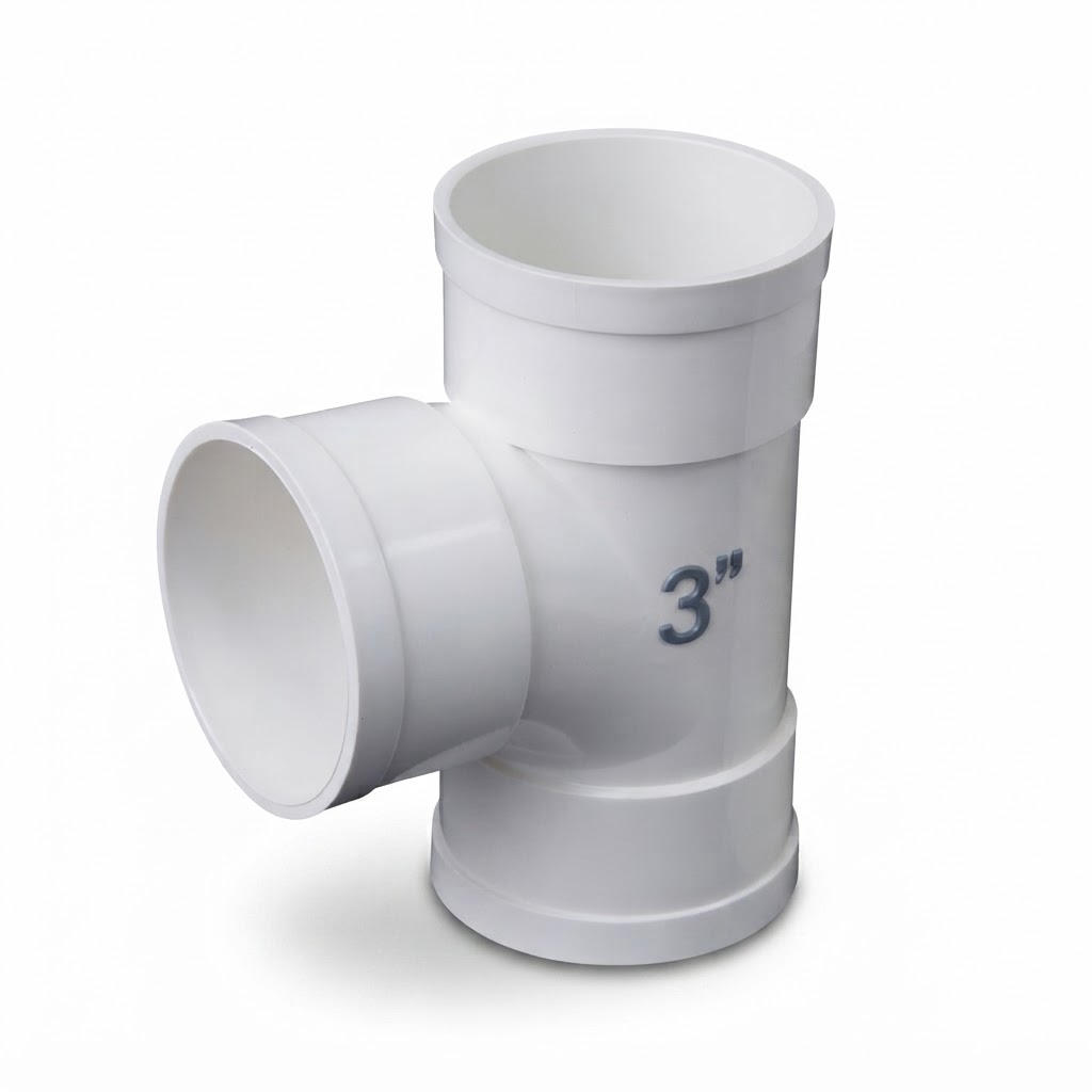  AGM TEE UPVC 3'' SCH 40 