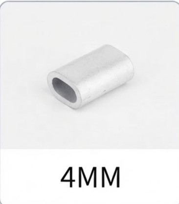  ALUMINIUM CLIP STEEL WIRE 4MM 