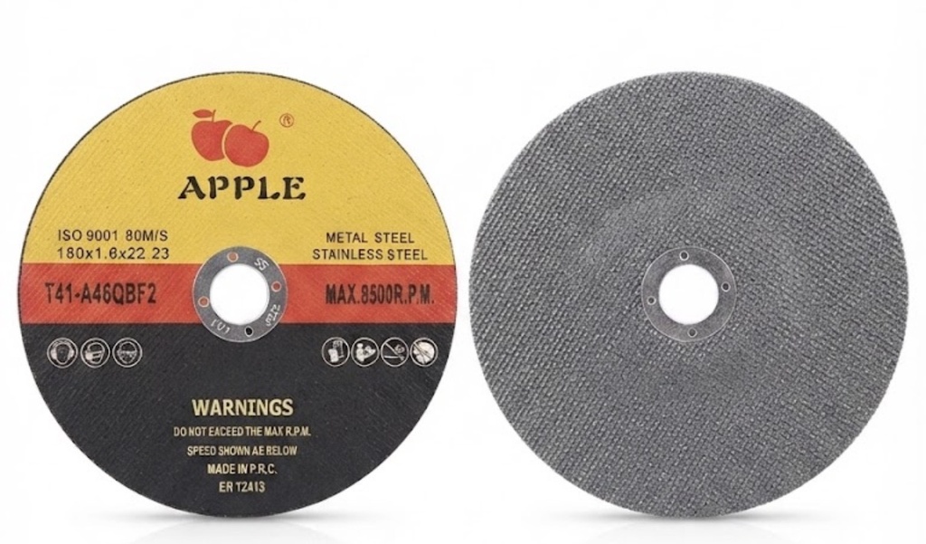  APPLE ABRASIVES CUTTING DISC S.S/STEEL 7"X180"X1.6X22MM 