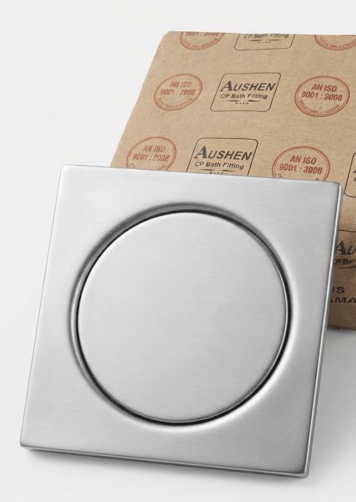 AUSHEN POP-UP PUSH UP STRAINER STAINLESS STEEL 15X15