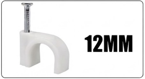  CABLE CLIPS PLASTIC 12MM (NC-4N) - TAIWAN 