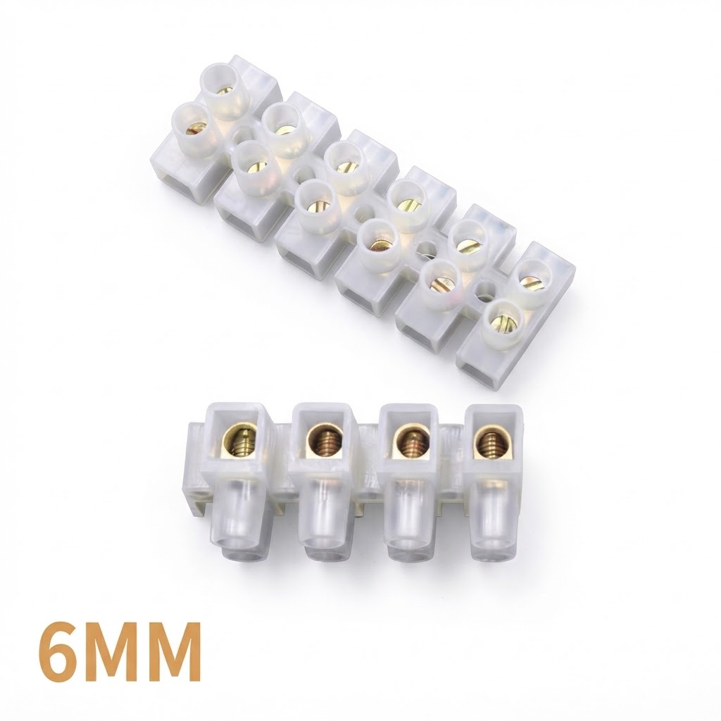 CABLE CONNECTOR PLASTIC  6MM 