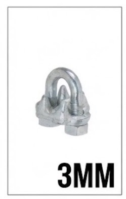  CLIP N THIMBLE  3MM 