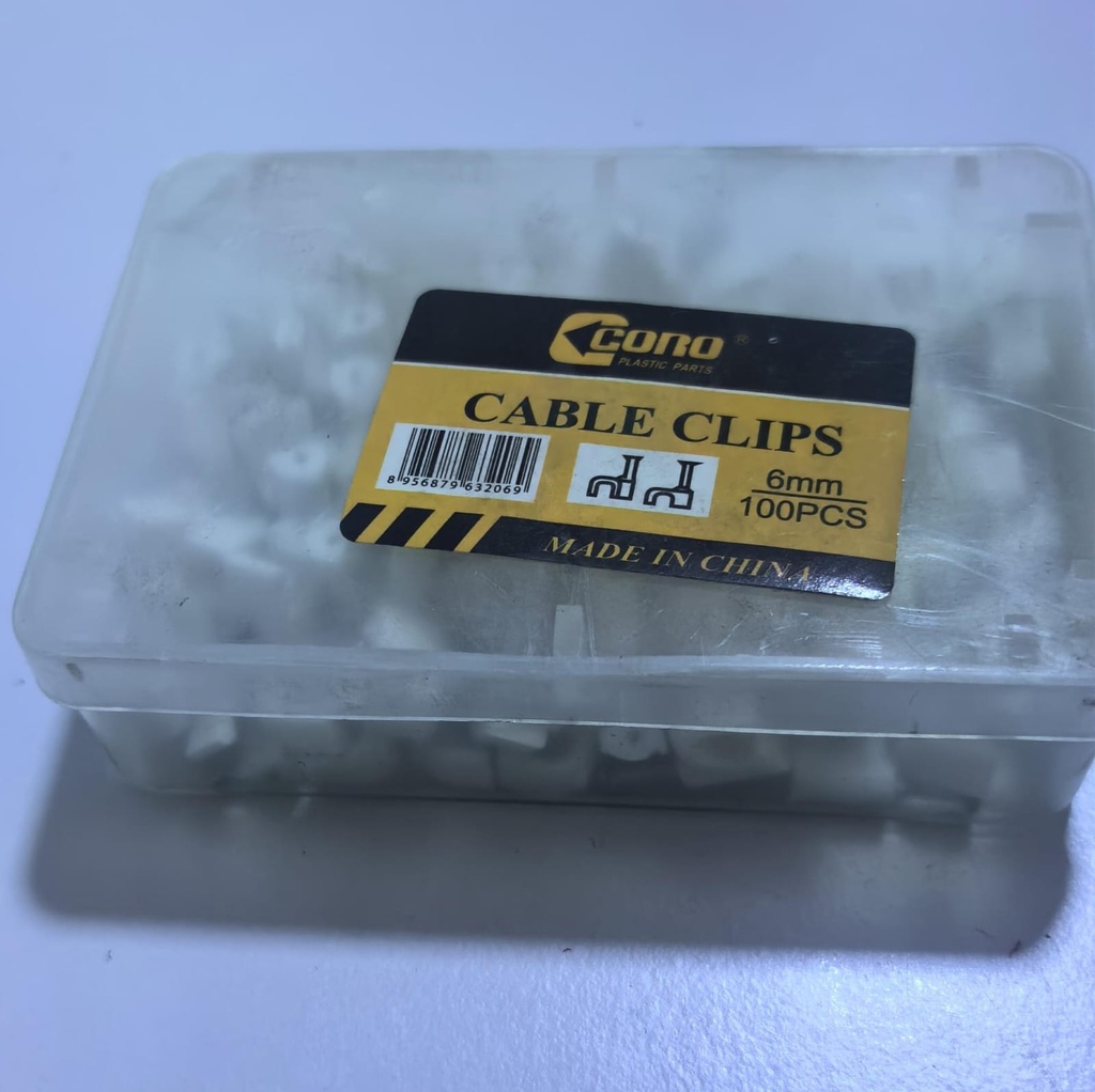  CORO CABLE CLIPS PLASTIC 10MM 