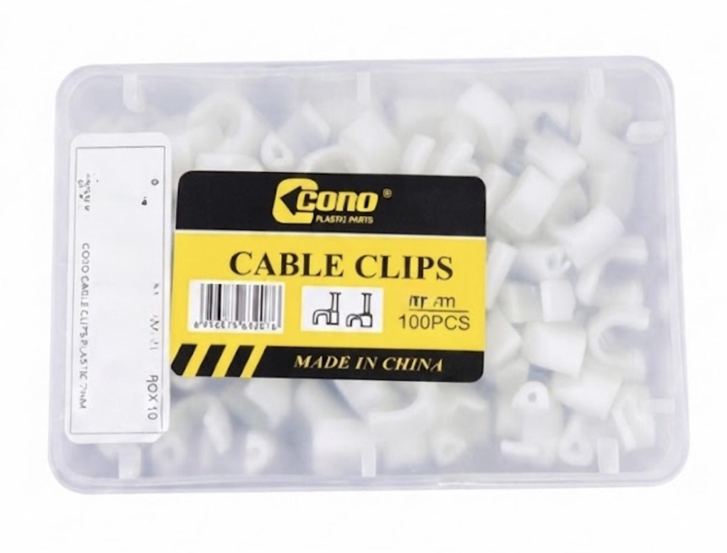  CORO CABLE CLIPS PLASTIC 8MM 