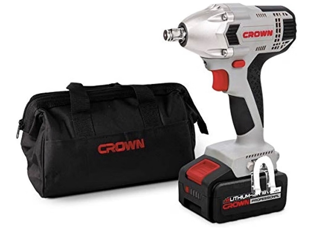  CROWN CORDLESS IMPACT WRENCH 18V 1/2" 4 AH- CT22016L-4 TB 