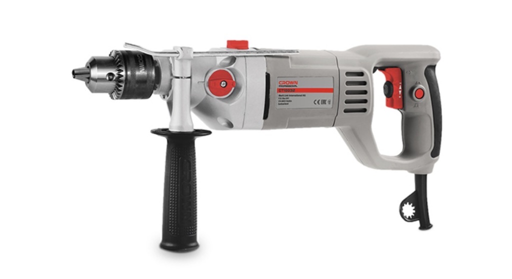  CROWN IMPACT DRILL 2-SPEED 16MM 1050W - CT10032 