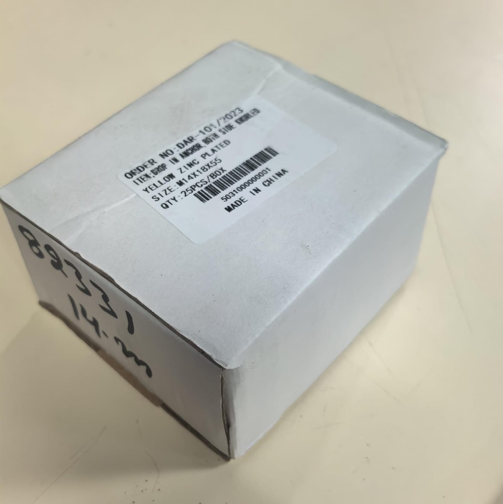  DROP IN ANCHOR - 14MM (JUMBO) 