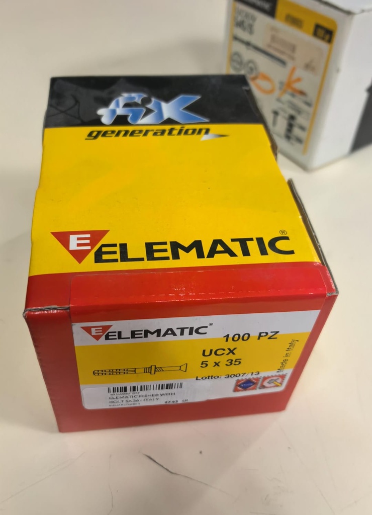  ELEMATIC FISHER WITH BOLT  5X36 - ITALY 