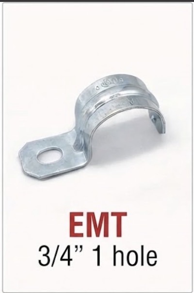  EMT CLIP 1 HOLE 3/4" 