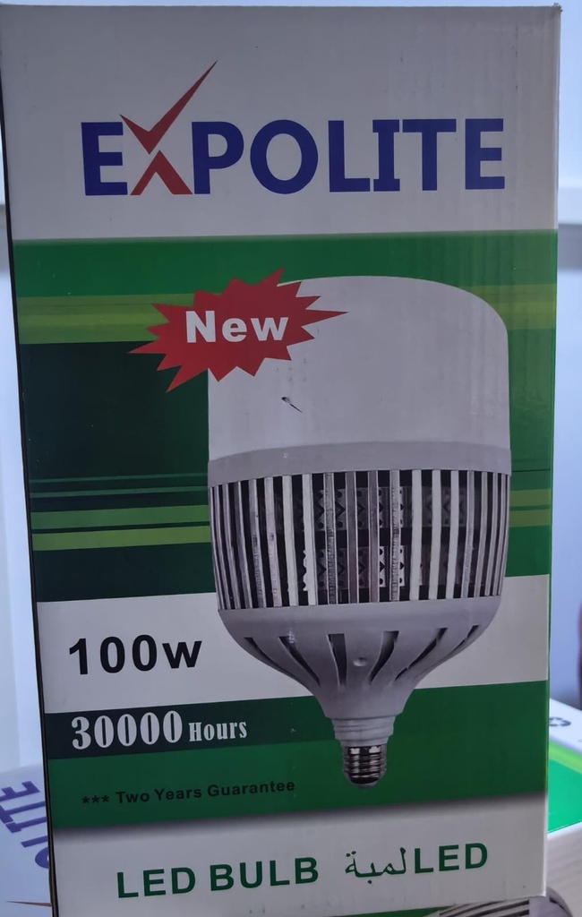  EXPOLITE LED BULB T-SHAPE 100W 220V 8500K DAYLIGHT 