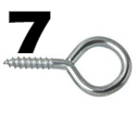  EYE HOOK SCREW NO-7 