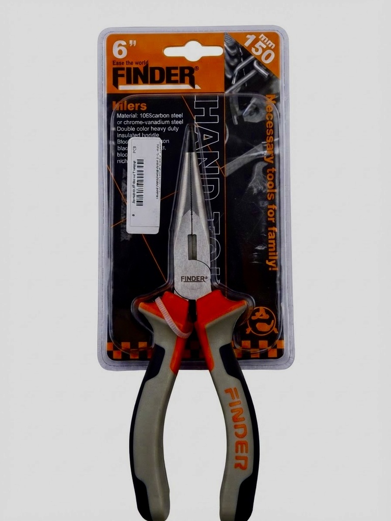  FINDER LONG NOSE PLIER 6" 150MM 