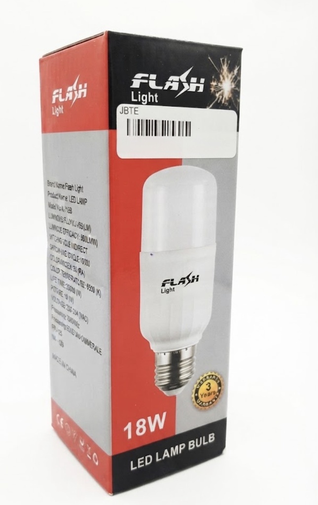  FLASH LED LAMP BULB 18W 240V 65000K WHITE -KW18 