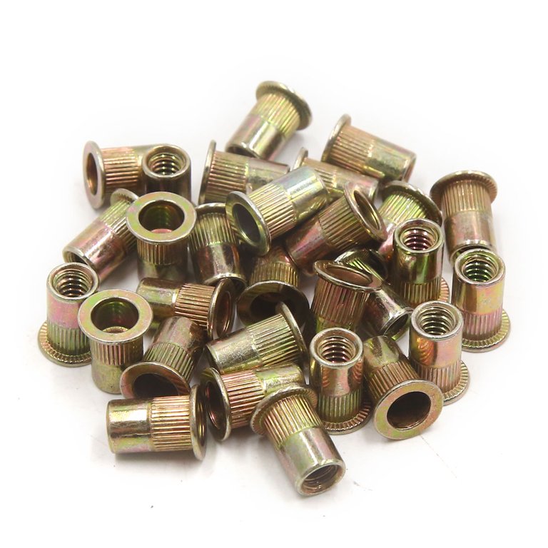  FLAT HEAD RIVET BROWN SCREW NUT 8MM 