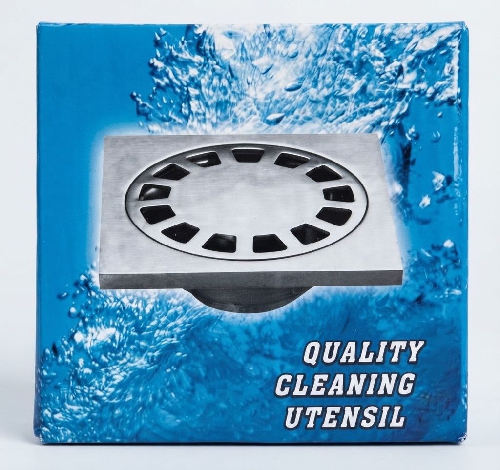  FLOOR DRAIN GOLD COLOR 10X10 - QUALITY CLEANING UTENSIL 