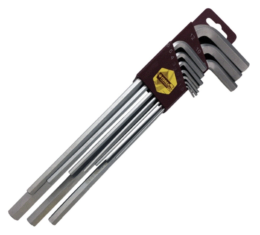  FORCE 10PCS ALLEN KEYS SET 1.5-12MM - LMGW035B 