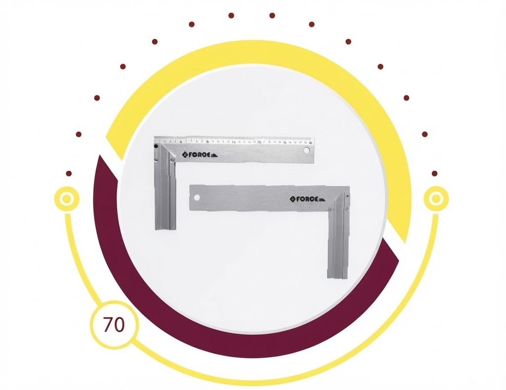  FORCE ALUMINIUM RIGHT ANGLE 30CM 300MM 