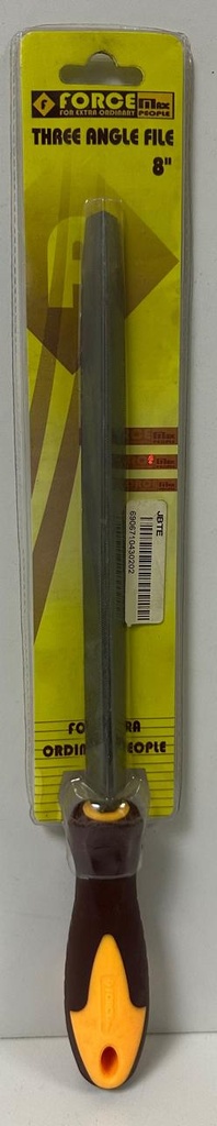  FORCE THREE ANGLE FILE STEEL 8" - LMGK037A-8N 