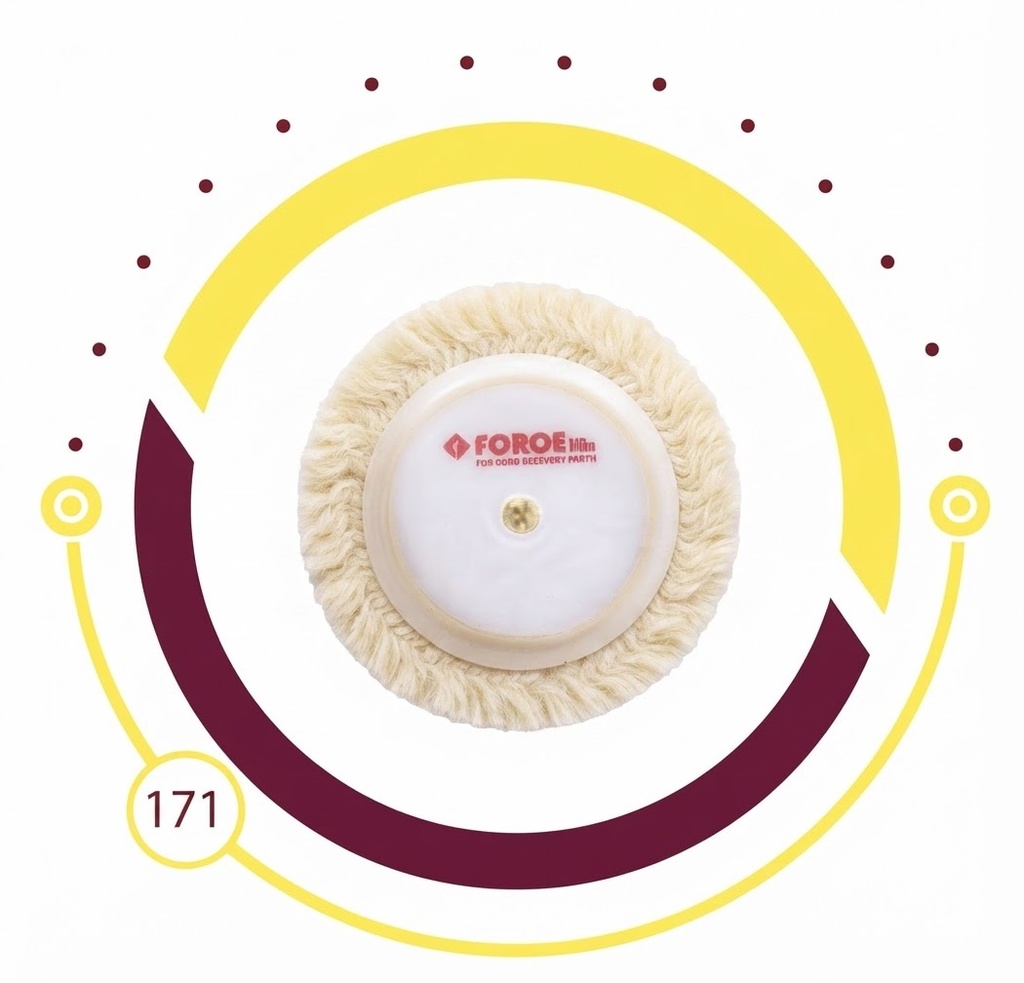  FORCE WOOL PADS BUFFING & POLISHING 230MM - LMGC032-230 