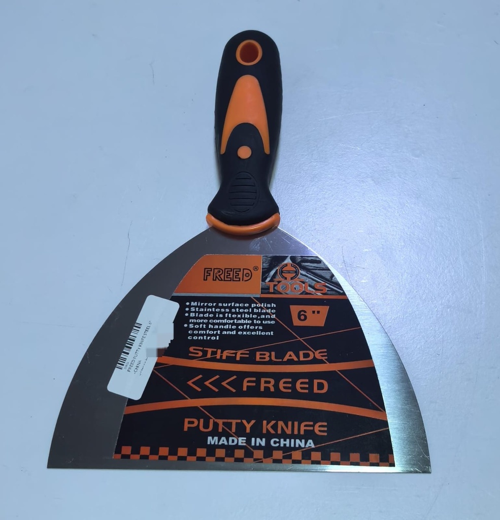  FREED PUTTY KINFE STEEL 6" -CHINA 