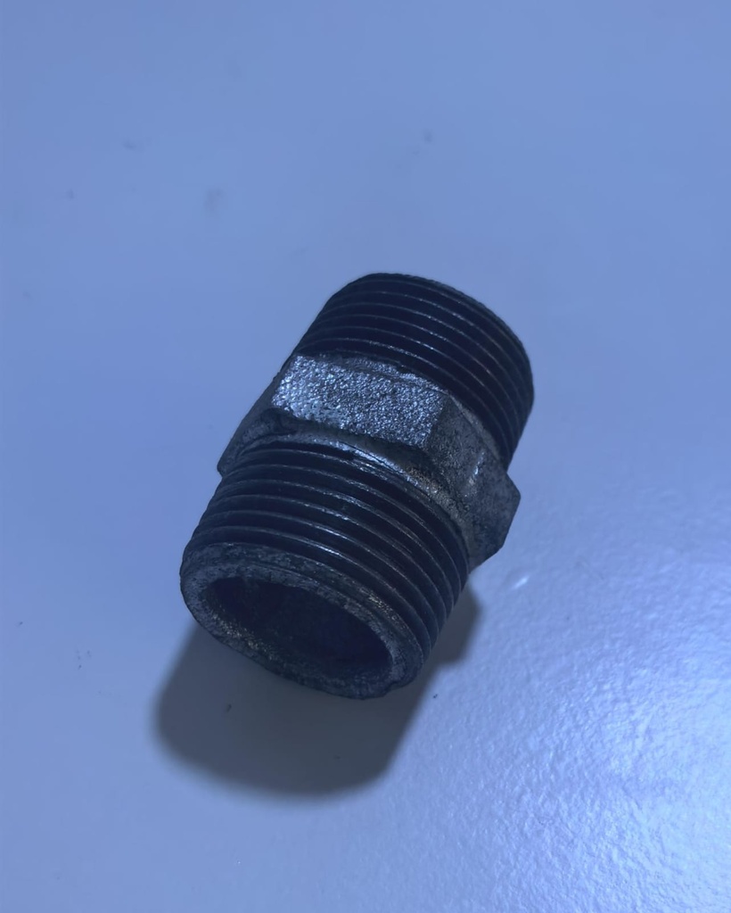  GI HEX NIPPLE 1"X1'' 