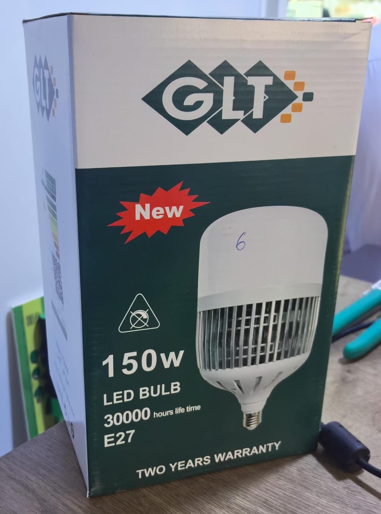 GLT LED BULB T SHAPE 150W 220V 7000K WHITE -CHINA-GM-T150