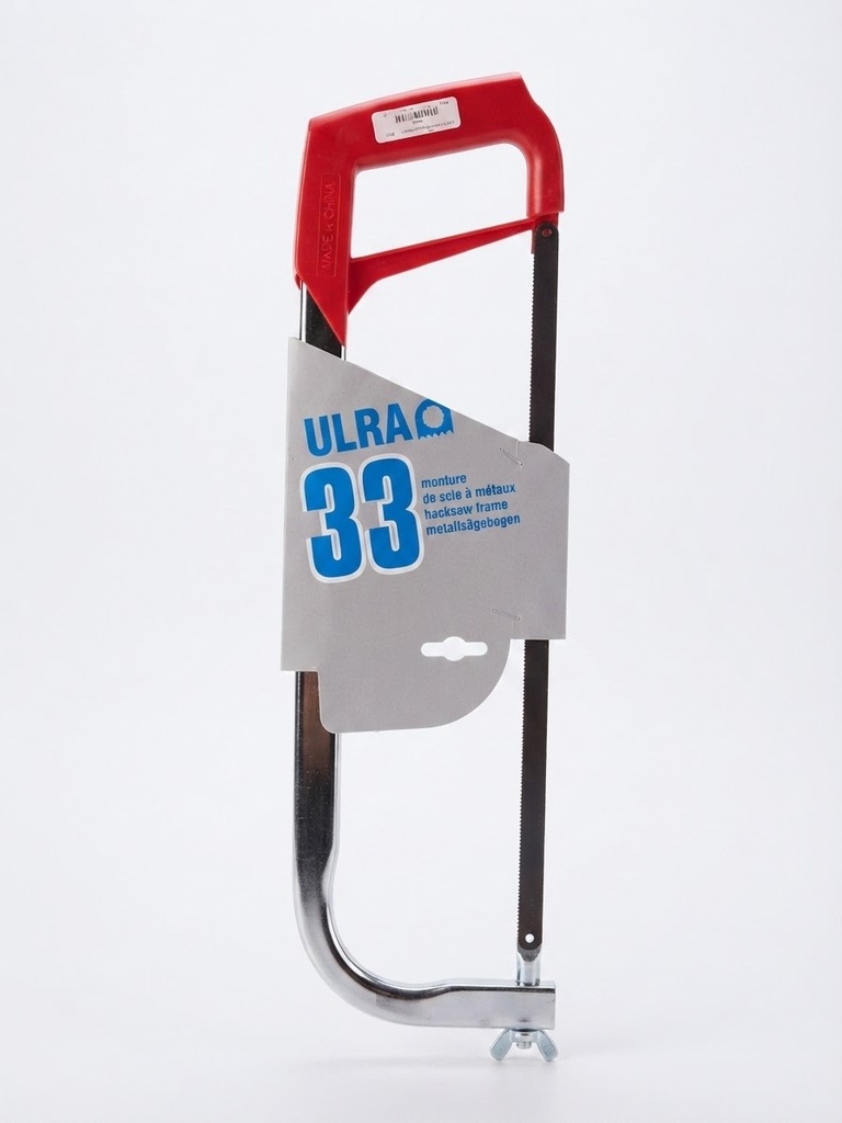 ULDRA 33 HACKSAW FRAME RED HANDLE 16" 40CM -CHINA