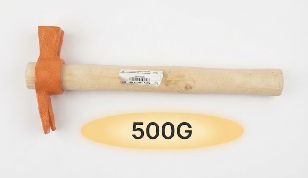 VENICE ORANGE CLAW HAMMER WOODEN HANDLE 300G