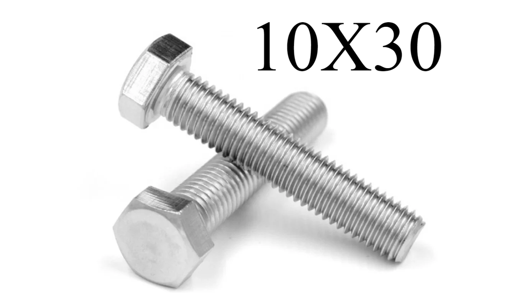  HEX BOLT GI - (10X30) 