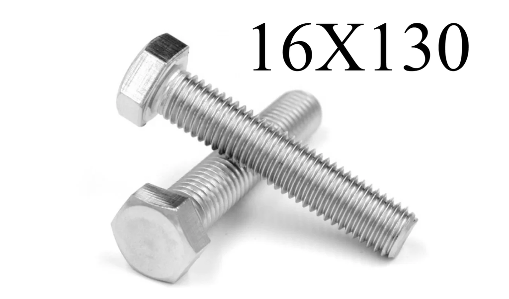  HEX BOLT GI - (16X130) 