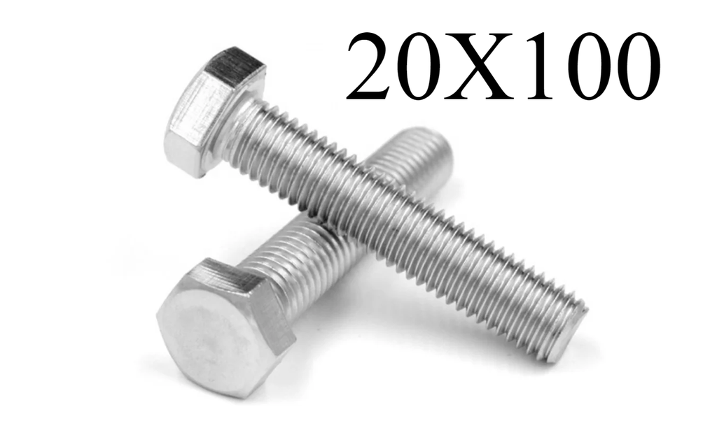  HEX BOLT GI - (20X100) 