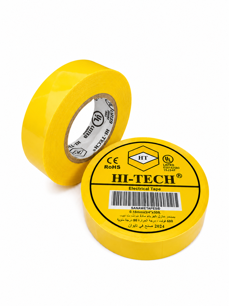  HI-TECH ELECTRIC TAPE YELLOW - (TAIWAN) 