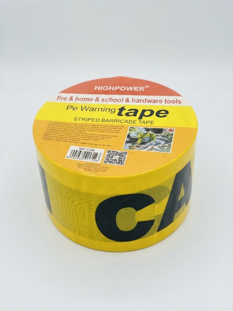  HIGHPOWER WARNING TAPE 3"X200MTR 