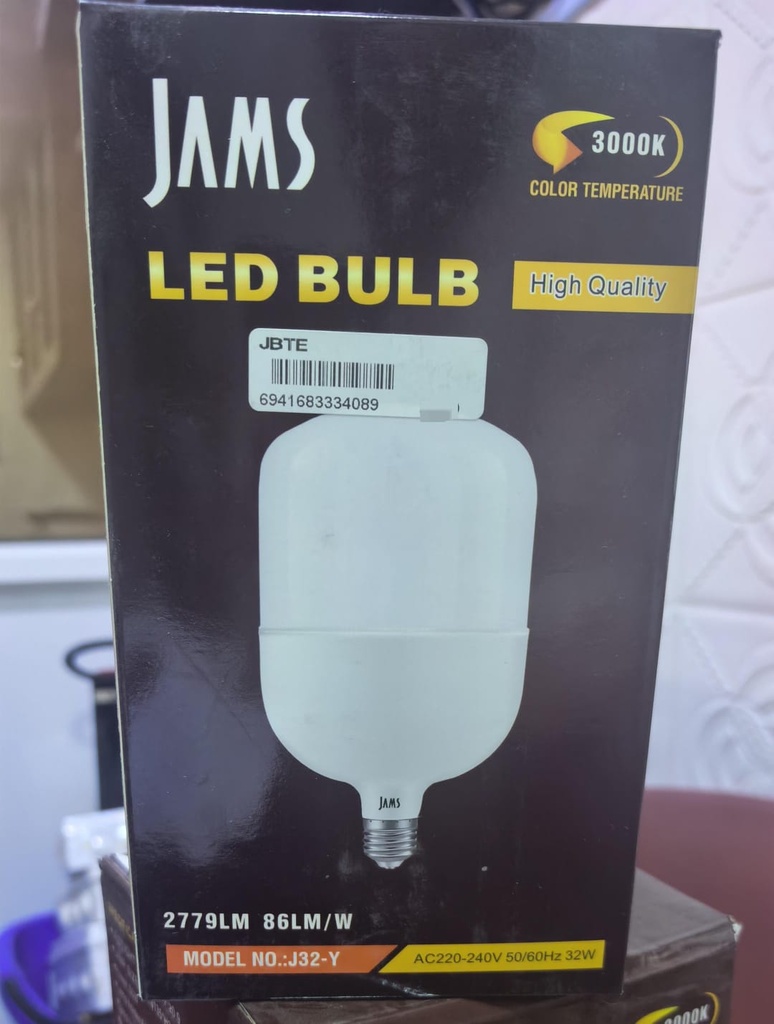  JAMS LED BULB T-SHAPE 32W 220V 3000K WARM WHITE - J32-Y 