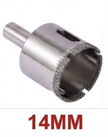  JUMLEE DIAMOND GLASS HOLE SAW 14MM 