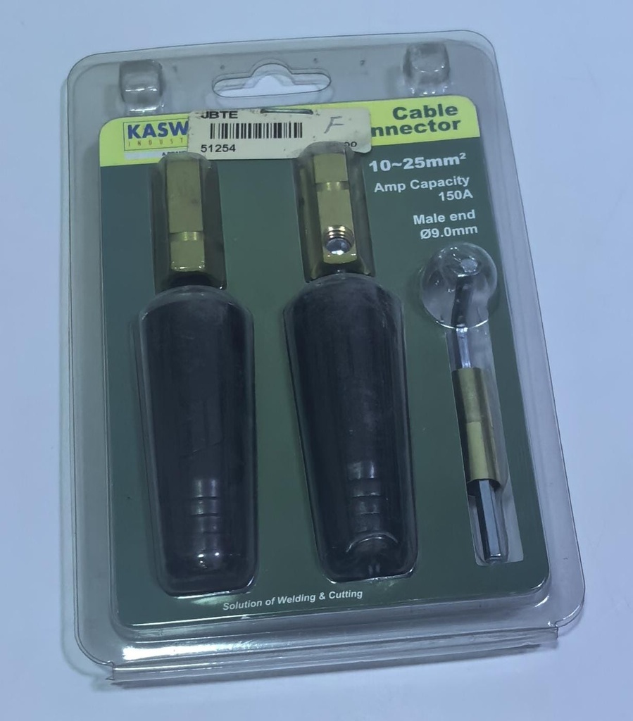  KASWELD WELD CABLE CONNECTOR 10-25MM FEMALE - CHINA 
