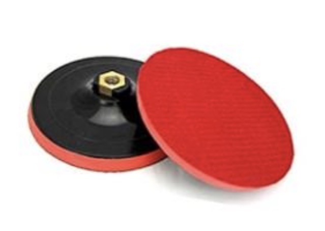  KITOOLS BACKING PAD PLASTIC 4.5" 115MM - RED/BLACK 