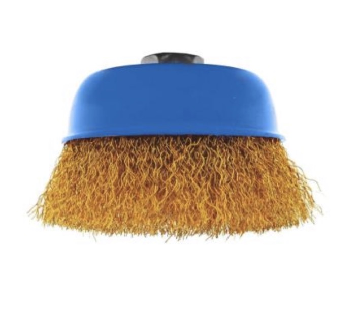  KITOOLS CUP BRUSH BRASS 2-1/2"XM10 -CHINA 