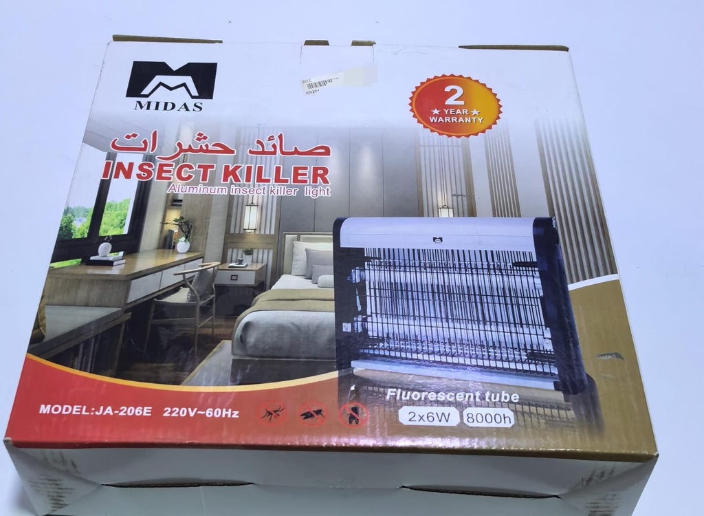  MIDAS INSECT KILLER 2X6W 220V 