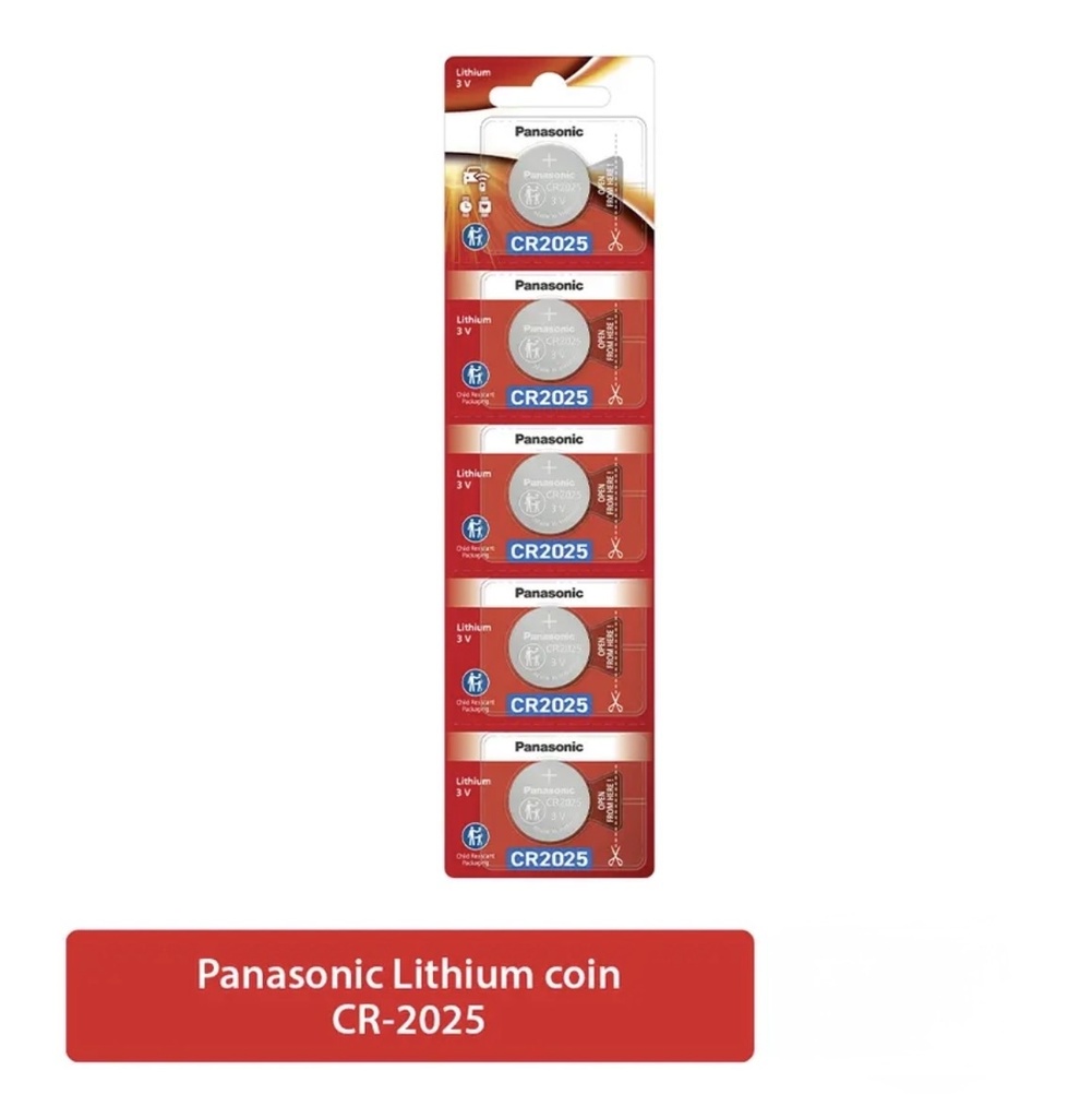  PANASONIC BATTERY LITHIUM 3V - CR2025 