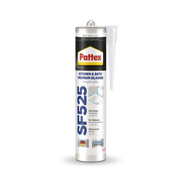  PATTEX SF525 280 KITCHEN & BATH PREMIUM SILICONE WHITE 