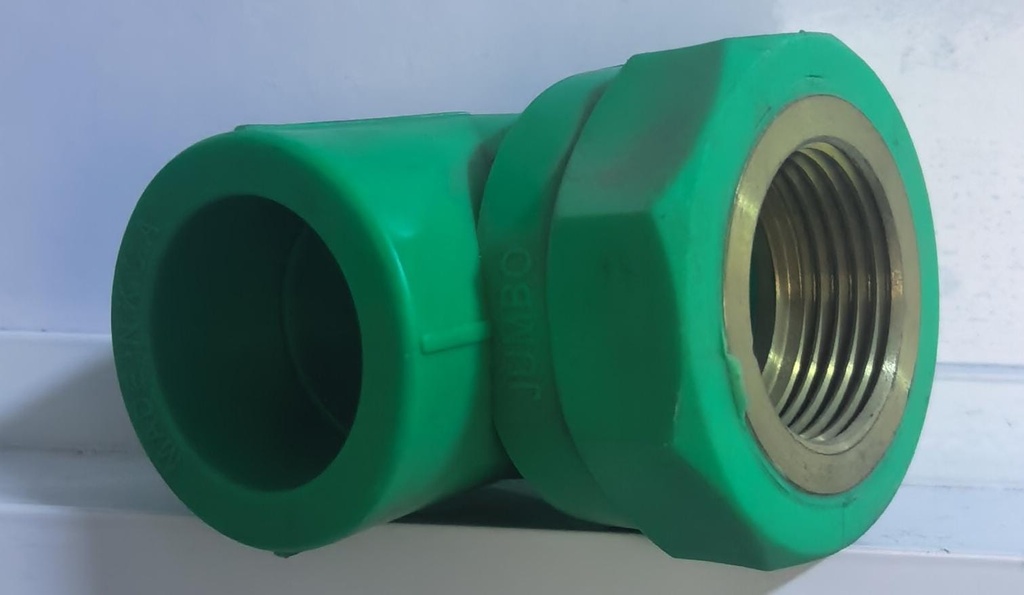  PPR ELBO BRASS FEMALE  1''X1'' 