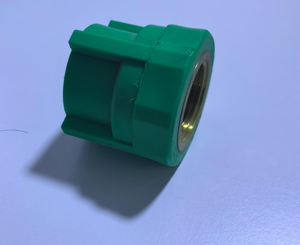  PPR FEMALE COUPLING INSAID BRASS 1''X1'' 