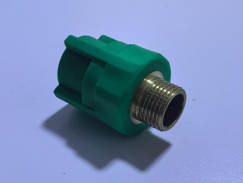  PPR MALE ADAPTER BRASS 1/2''X1/2'' 