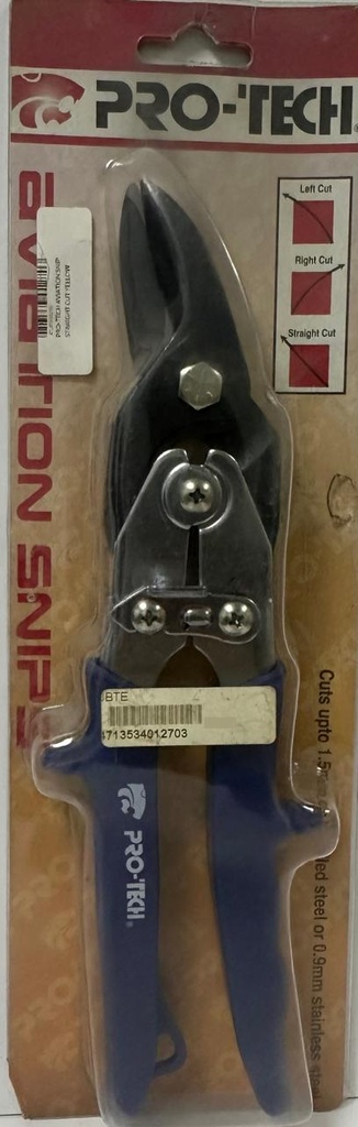  PRO-TECH AVIATION SNIP STRAIGHT CUT YELLOW HANDLE - USA 