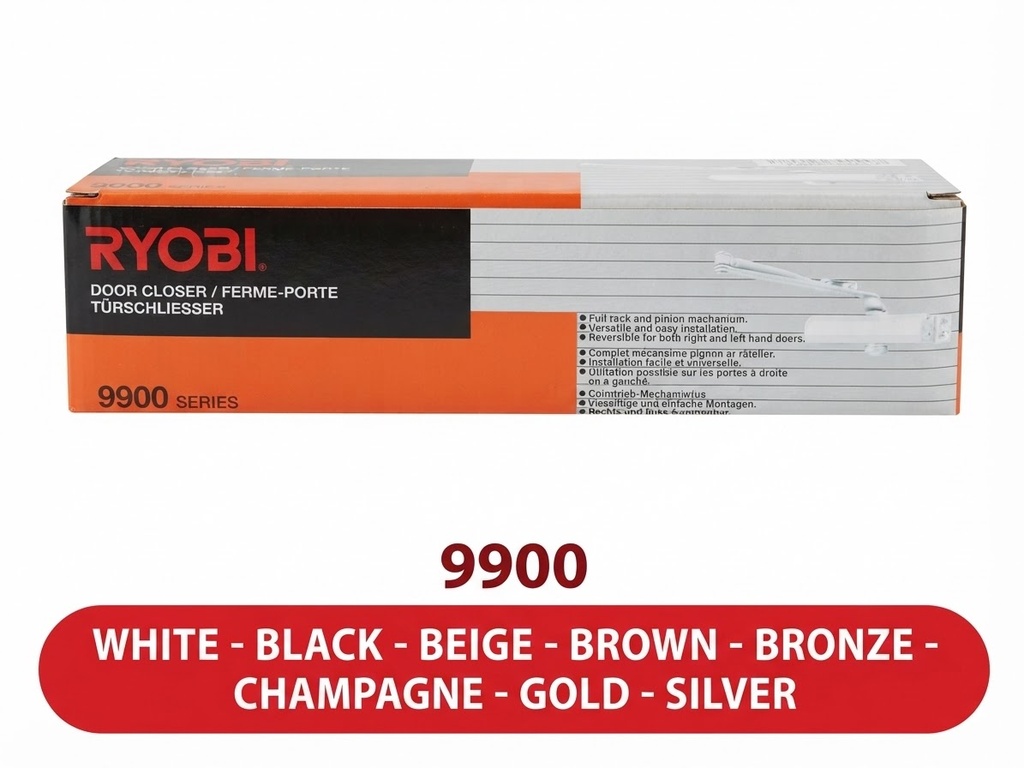  RYOBI DOOR CLOSER SMALL (9903) ALL COLOR - TAIWAN 