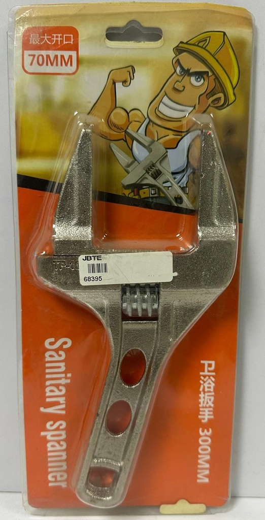 SANITARY SPANNER 70MM - 300MM- TP16-68MM