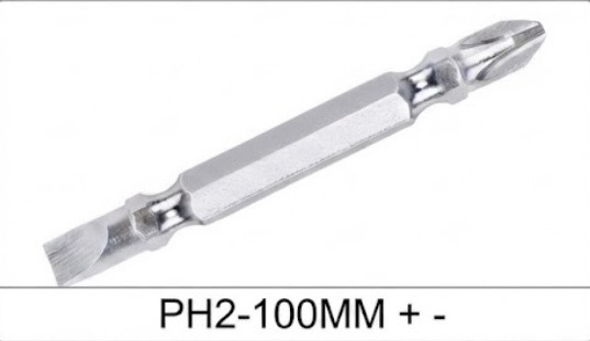  SCREW DRIVER BIT PH2-100MM + - (BIG) YDS 